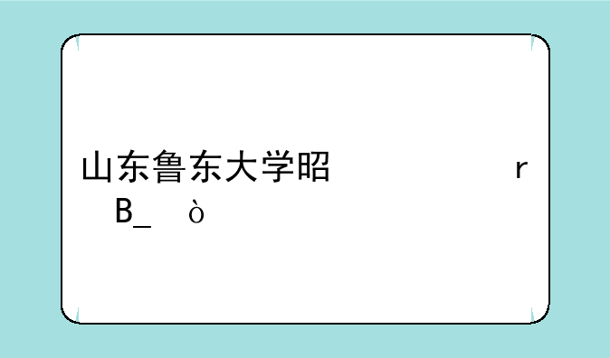山东鲁东大学是一本吗？