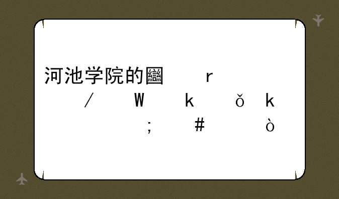 河池学院的土木工程毕业就业情况怎么样？